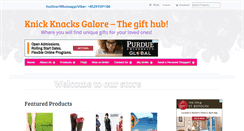 Desktop Screenshot of knickknacksgalore.com
